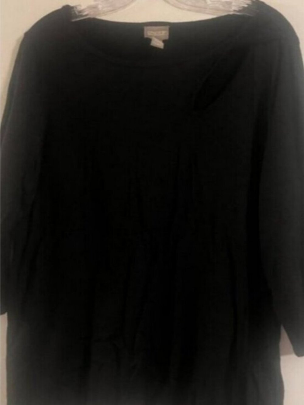 Chico's Black Long Sleeve Top